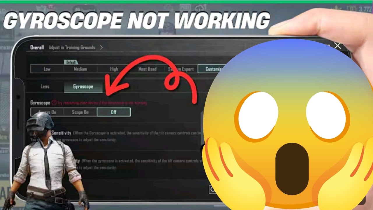 How To Fix Gyroscope Not Working In Pubg Mobile (2026) Enable Gyroscope In Pubg Mobile l Bgmi