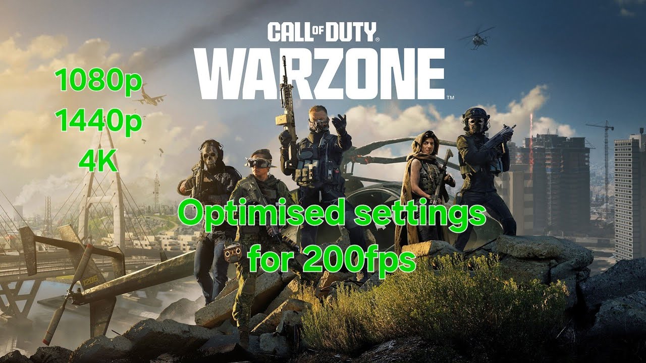 The Ultimate Settings FOR BEST PERFORMANCE Warzone - Rtx 4070 Ti + Ryzen 7 5800x3D 1080p, 1440p, 4K