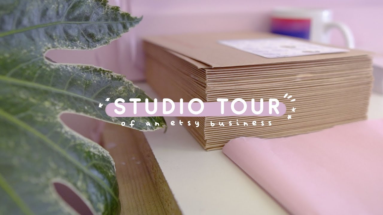 STUDIO TOUR of an Etsy business