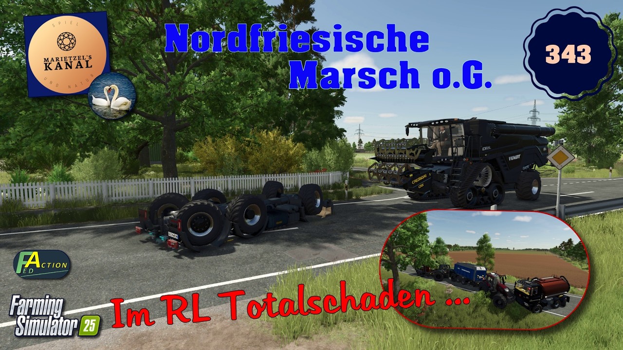 LS 25  Nordfriesische Marsch o.G.  - 343 -  Im  RL  Totalschaden ...
