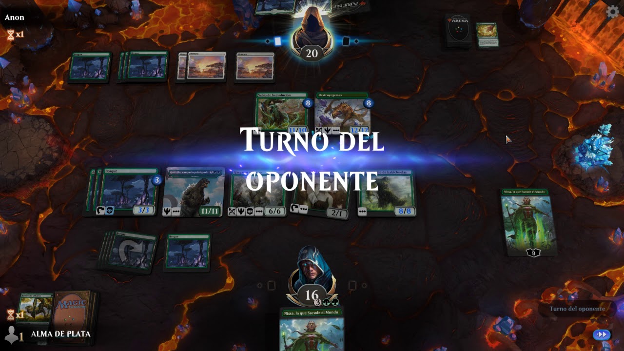 Magic  The Gathering Arena  MONO GREEN FULL RAMP  - UGIN