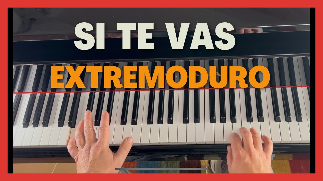 SI TE VAS, EXTREMODURO en PIANO, #pianotutorial  #extremoduro @guitarregando