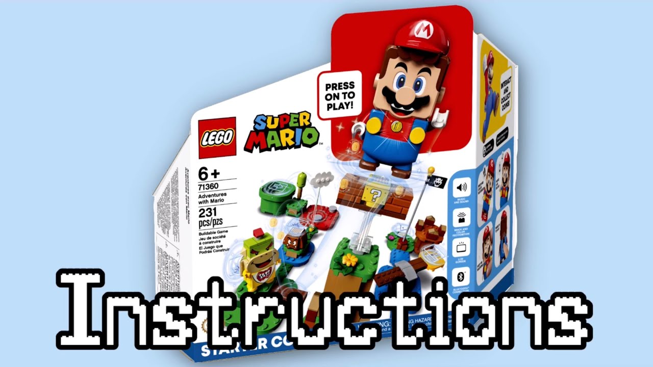 LEGO Super Mario Starter Course Set Instructions! 71360