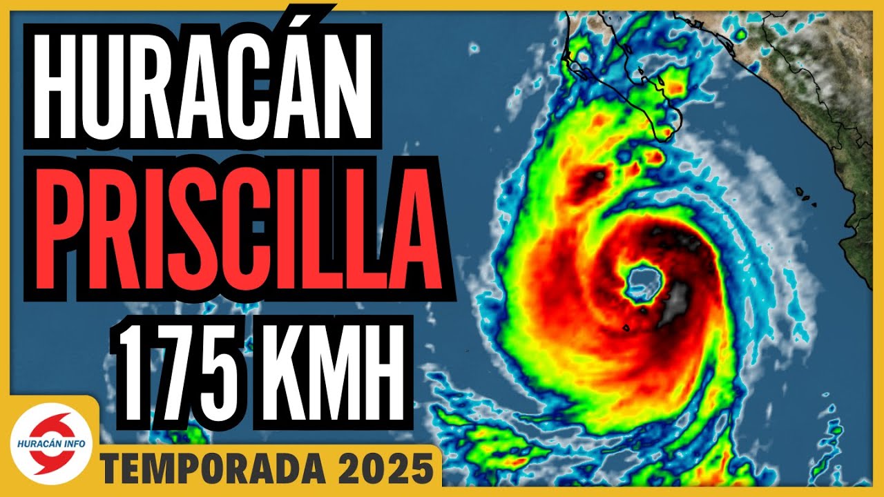 Hurac&aacute;n Priscilla es Cat. 2. Tormenta Raymond en desarrollo. LLuvias para sur y este de M&eacute;xico.