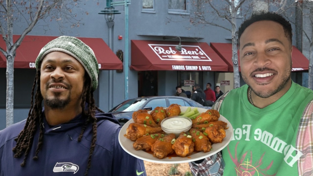 Trying Marshawn Lynch's Restaurant in Oakland | Rob Ben's
