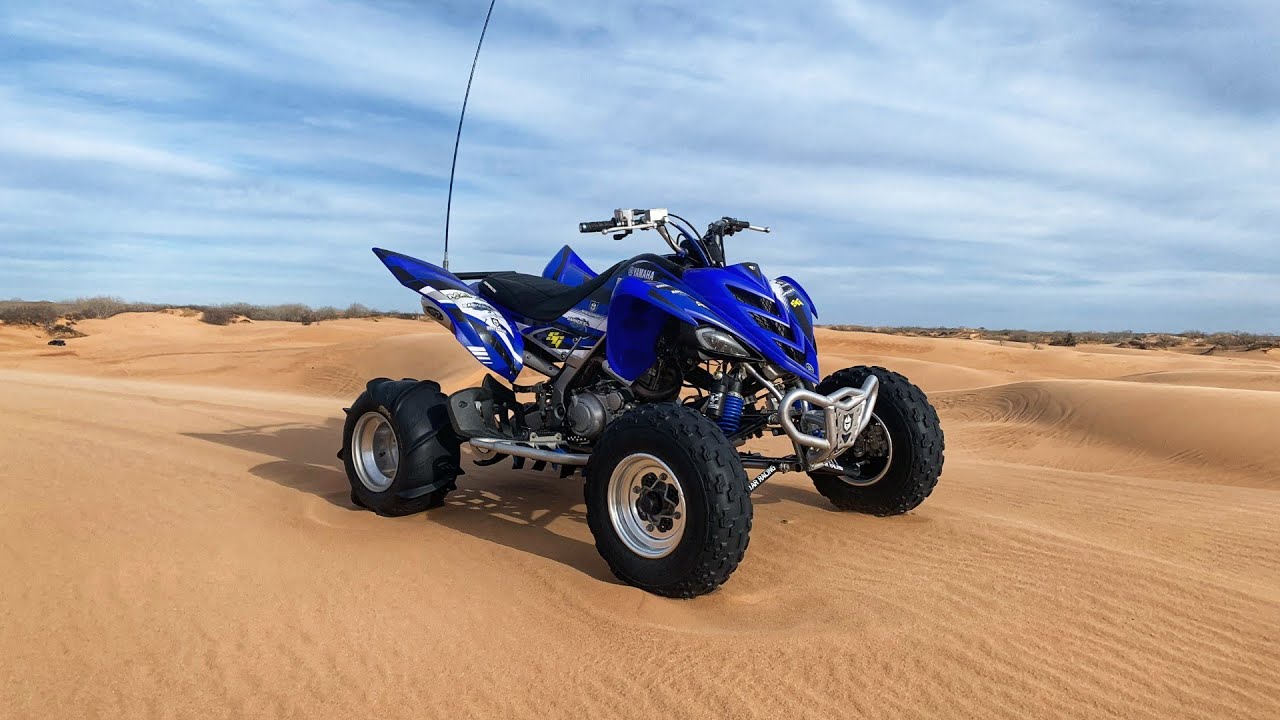 Exploring the Little Sahara Sand Dunes on my Raptor 700!
