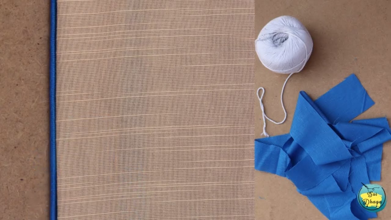 Easy Trick To Attach Piping/Magzi on Slit (Chalk/Sides) of Kameez