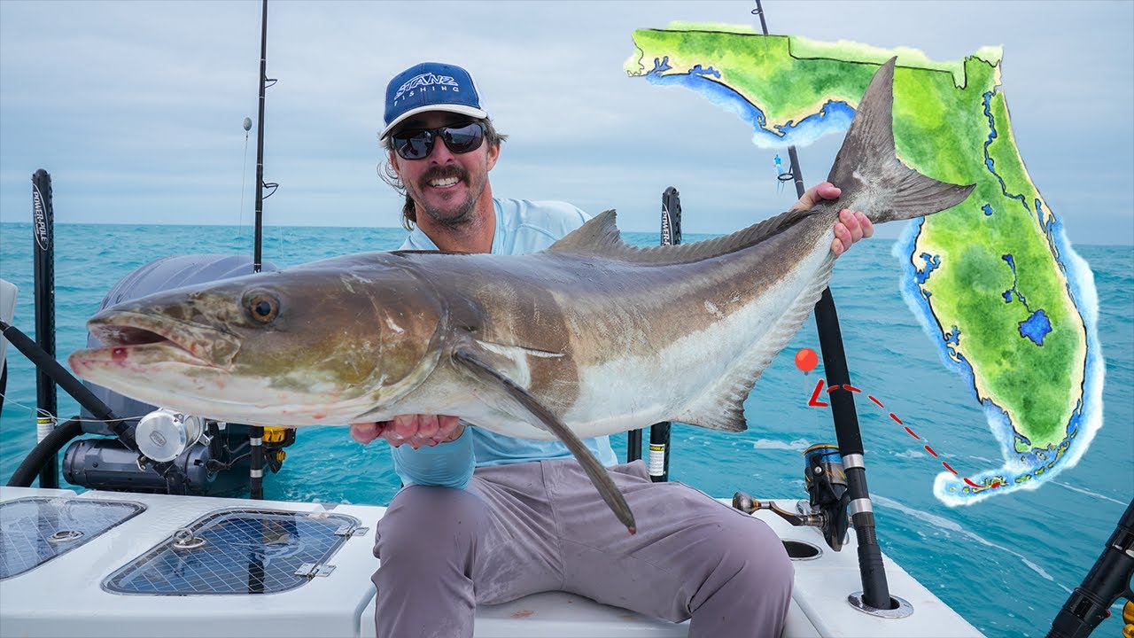 Weatherman LIED! 150 Mile Round Trip to GOM - Cobia - Catch and Cook (Jamaican Brown Stew)