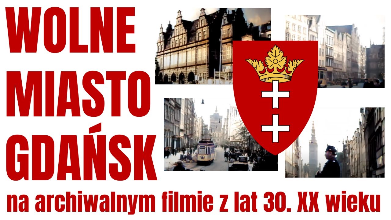 Wolne Miasto Gdańsk w latach 30. XX wieku na archiwalnym filmie / Historia Polski