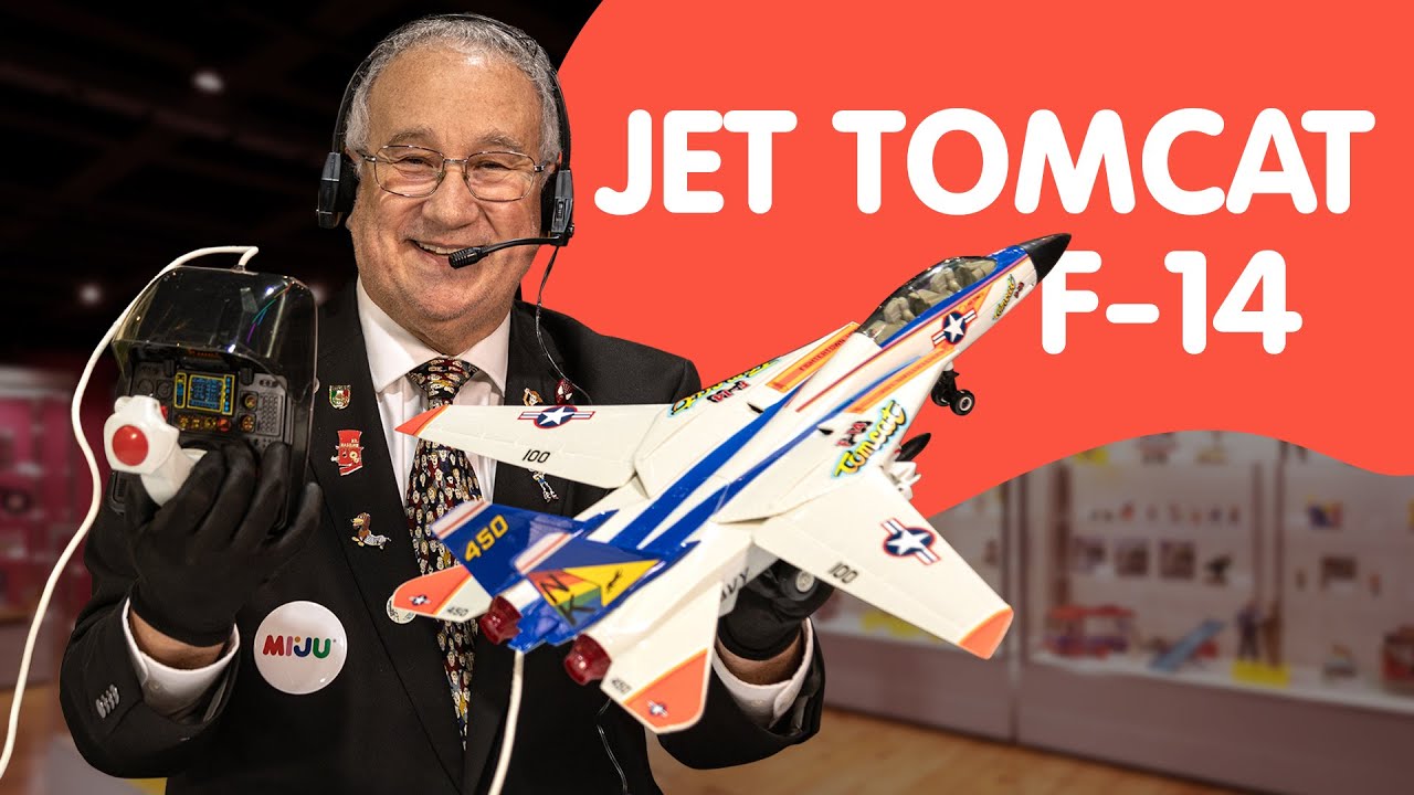 Increíble Simulador de Piloto JET TOMCAT F-14 marca New Bright | Museo MIJU del #TioTemo #toys