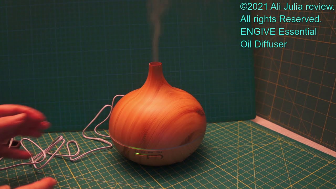 ENGIVE Essential Oils Diffuser - 400ml, Plus 10 Pure Essential Oils (product review)