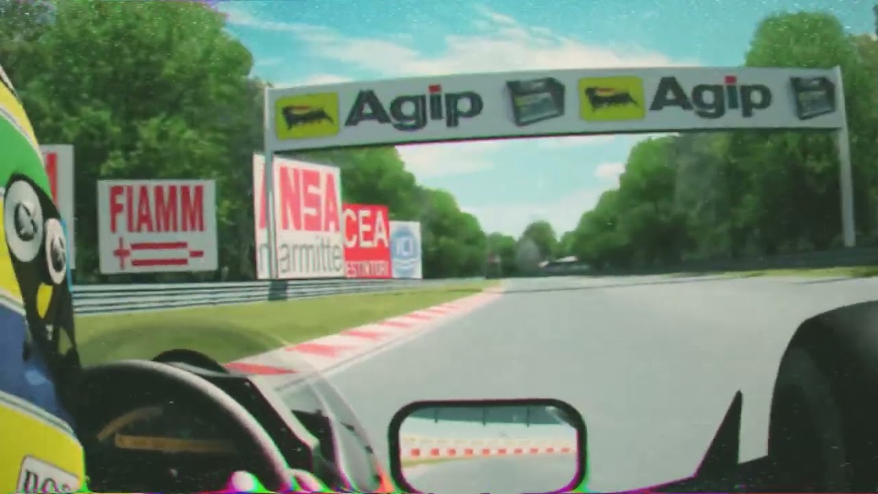 Ayrton Senna McLaren MP4/5B Lap Around Monza 1990 | Assetto Corsa