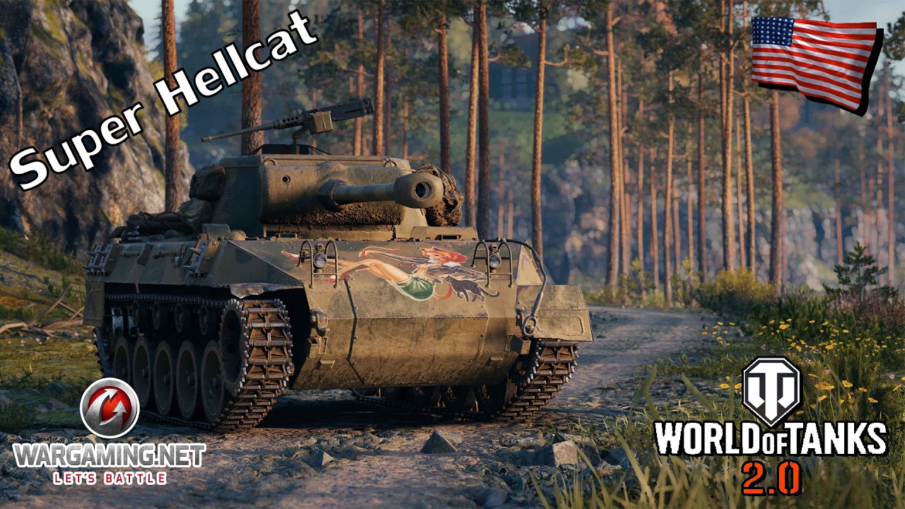 เกมสงครามรถถัง World Of Tanks  | ยานพิฆาตรถถังซุ่มยิงสหรัฐอเมริกา Super Hellcat #642