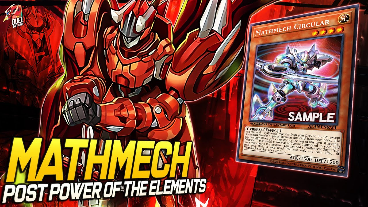 Mathmech Deck Post Power of the Elements | Replays 🎮  +  Decklist ✔️ | EDOPRO