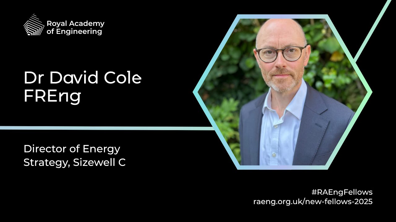 New Fellow 2025: Dr David Cole FREng