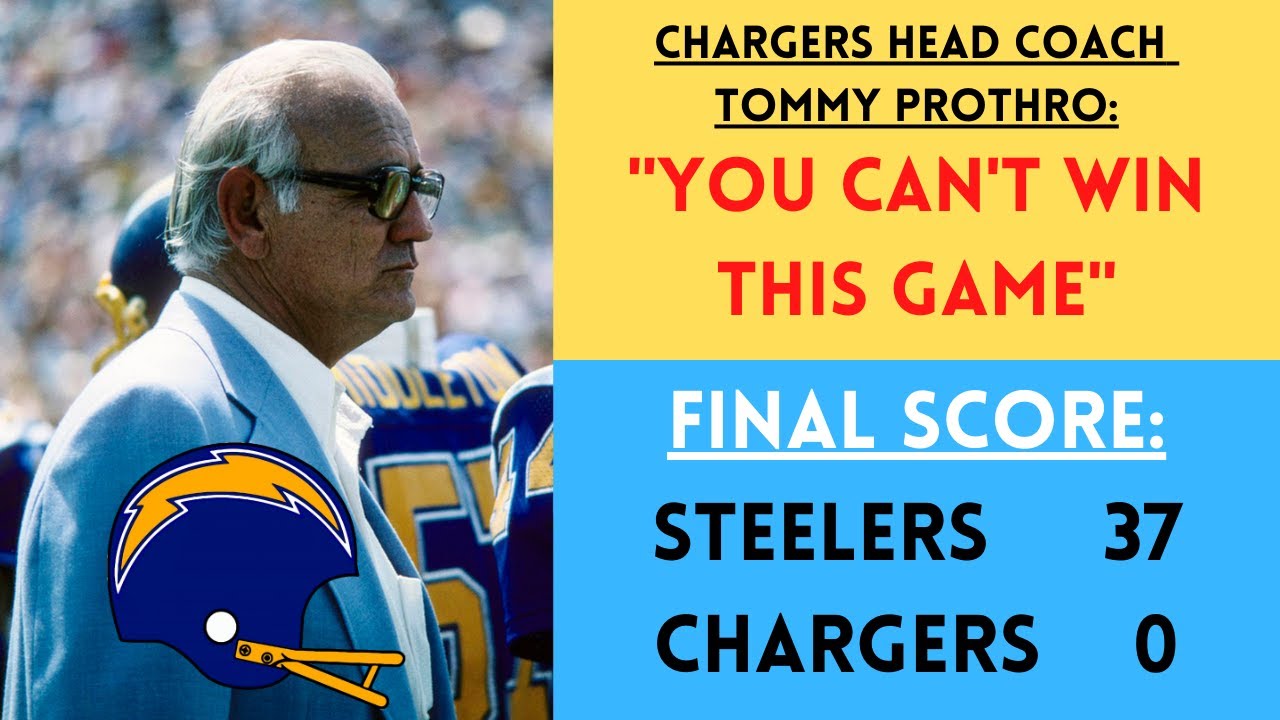 The WORST Speech in NFL HISTORY | Steelers @ Chargers (1975)