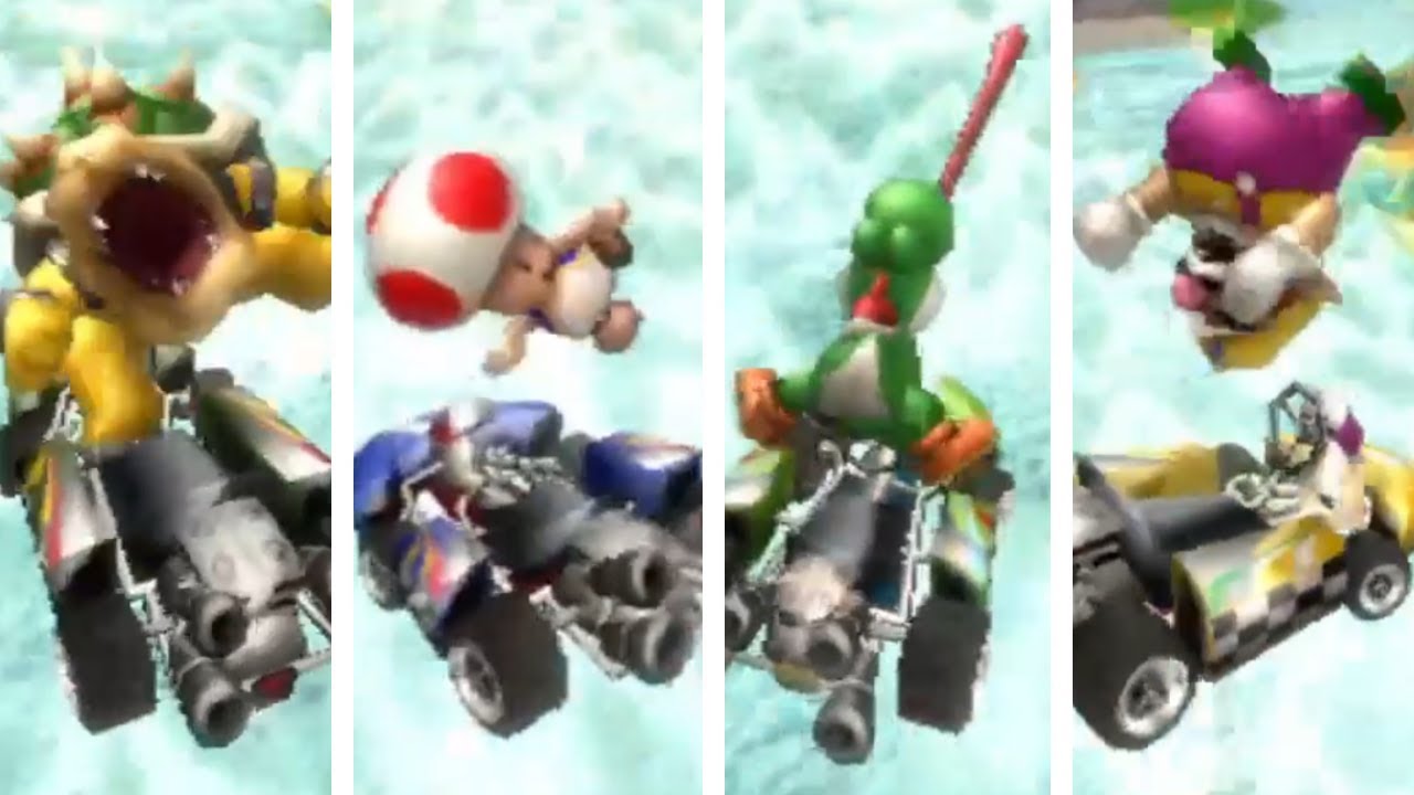 Mario Kart Wii - All Stunts (Karts)