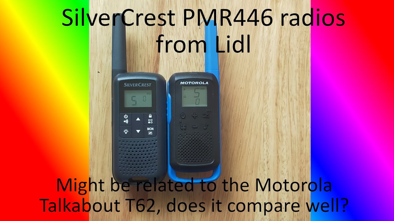 SilverCrest PMR446 radios from Lidl