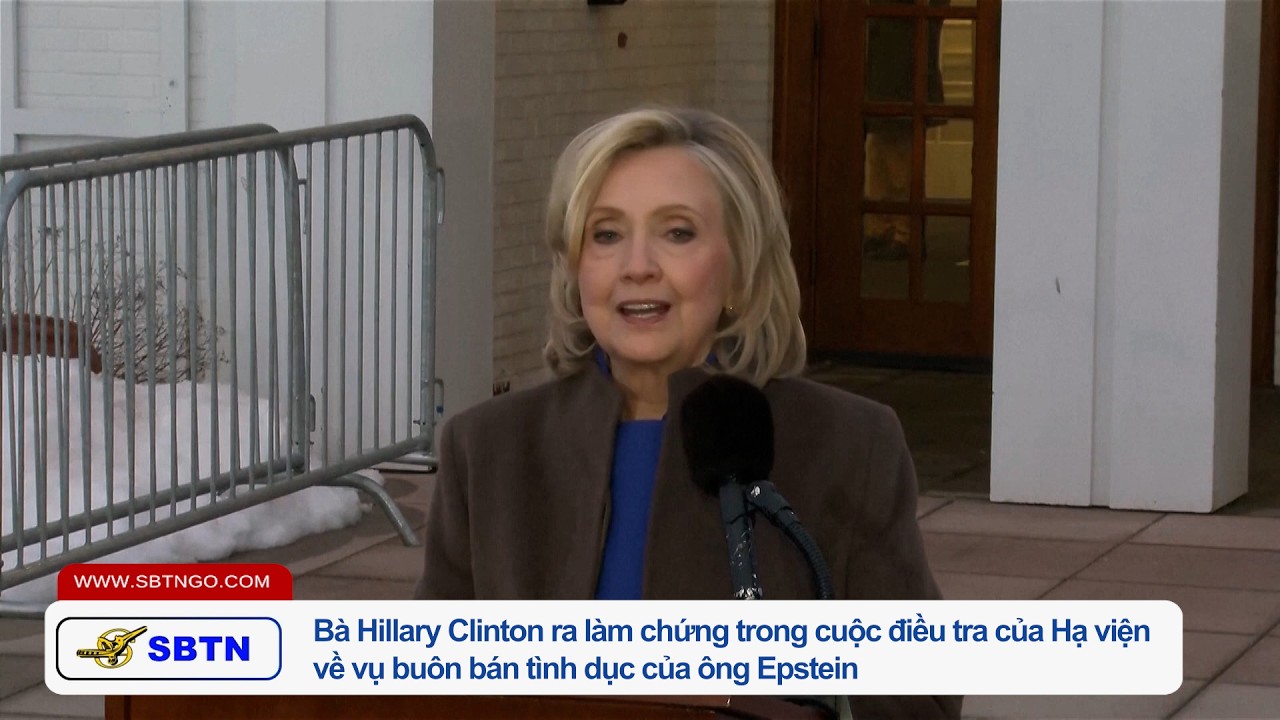 Bà Hillary Clinton làm chứng trong cuộc điều tra của Hạ viện về vụ buôn bán tình dục của ông Epstein