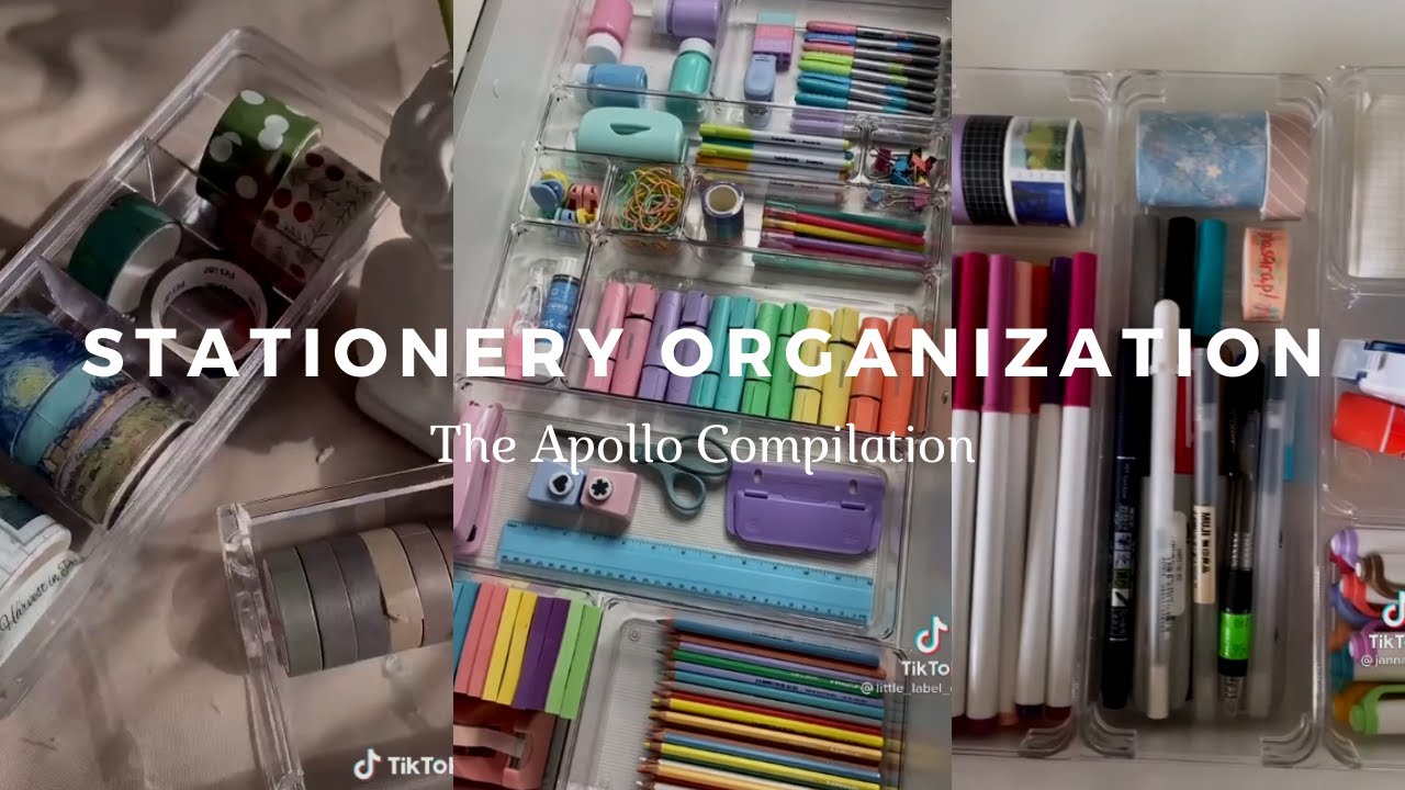 School Supplies Organization | The Apollo Compilation