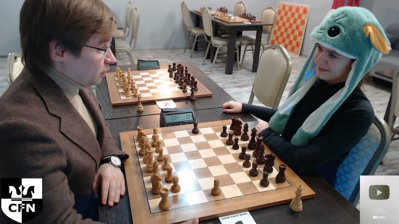 Depres's Opening in Chess! Smiley vs Pinkamena. Chess Fight Night.
