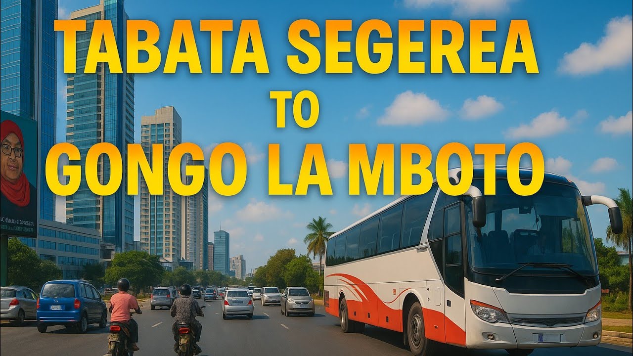 Driving from Tabata Segerea to Gongo la Mboto | Dar es salaam Bus Routes.