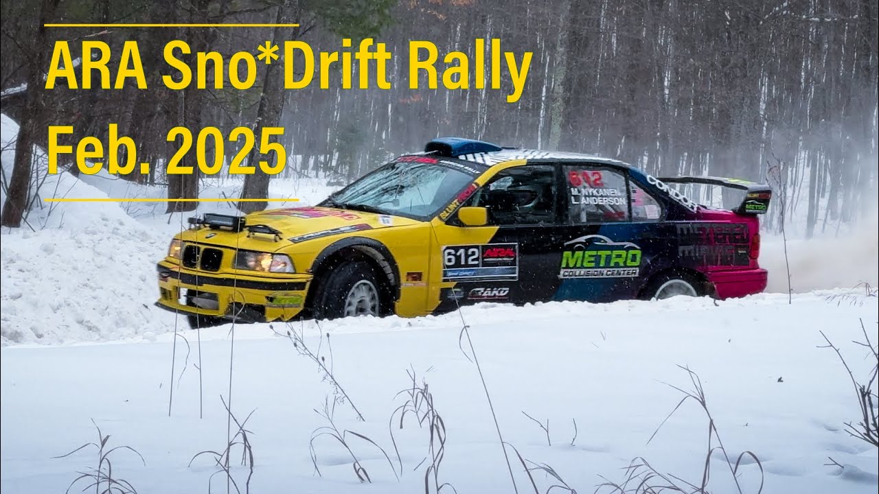 ARA Sno*Drift Rally 2025 Atlanta, Michigan