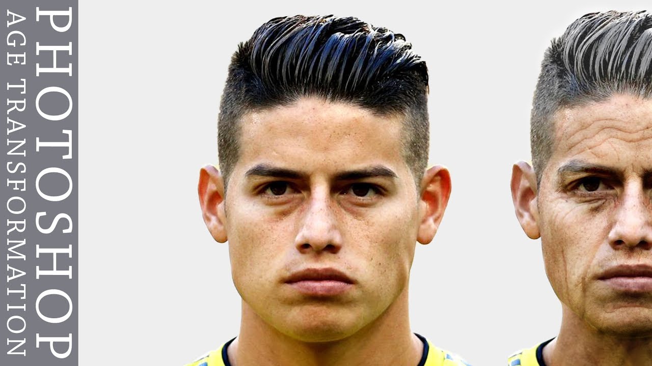 James Rodriguez Old ? Age Transformation Photoshop