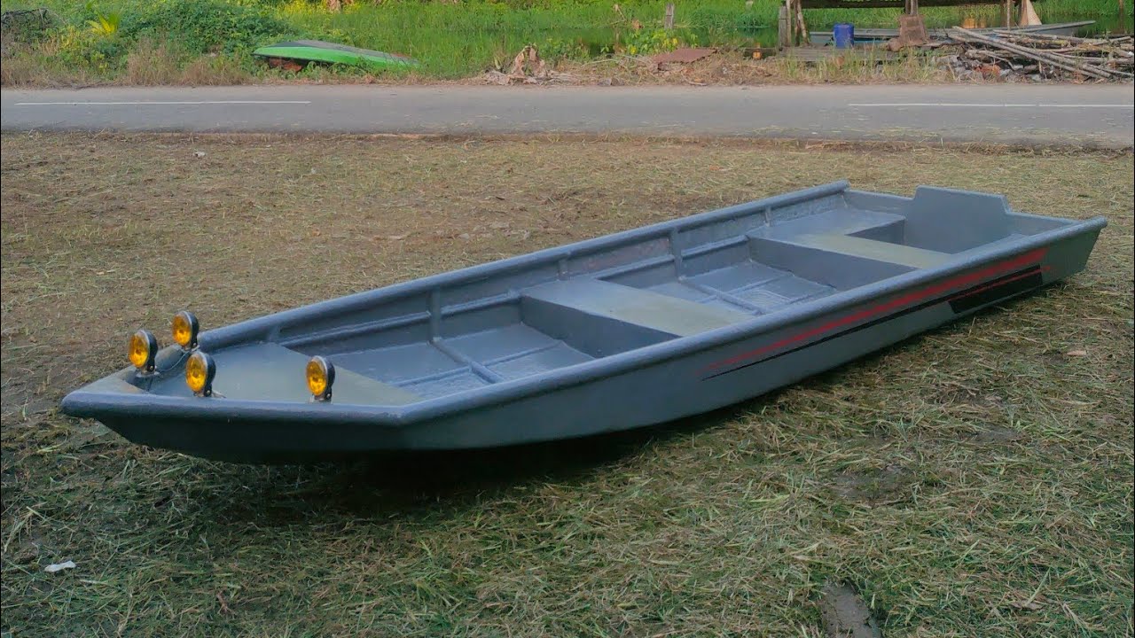 Jon boat Fiberglass untuk memancing (Part 1 #speedboat #boating #boats #jonboat #bkscreative