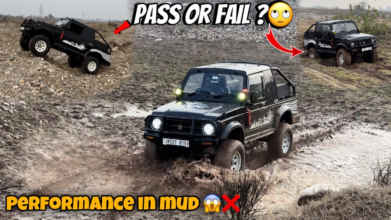 Extreme Offroad test of our Gypsy after Suspension and Tyre Upgrade