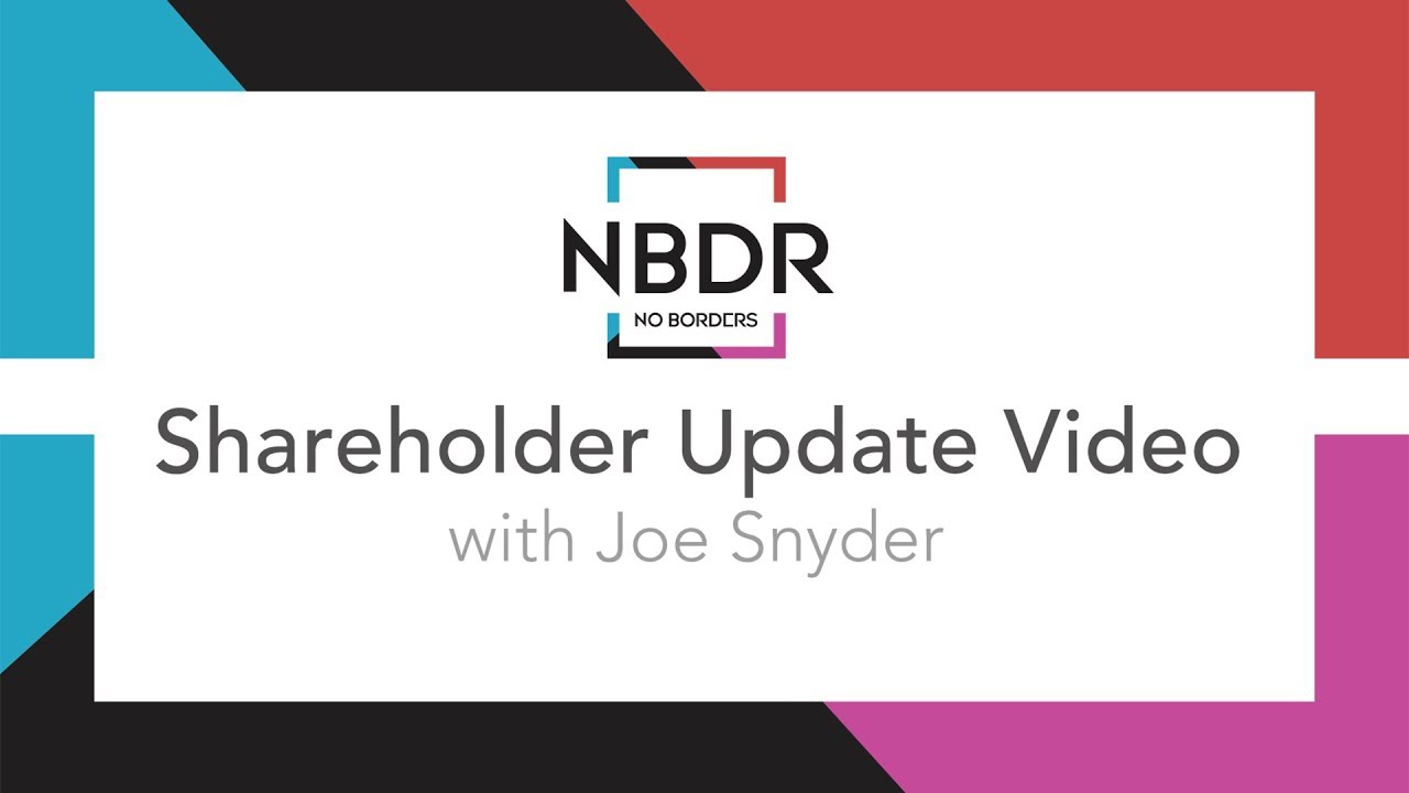 No Borders, Inc. May 9th Shareholder Update Video