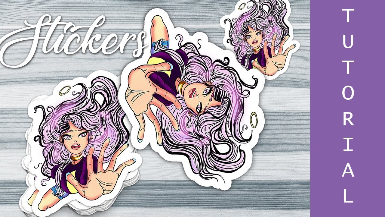 HOW TO CREATE OUTLINES FOR STICKERS | PHOTOSHOP TUTORIALS
