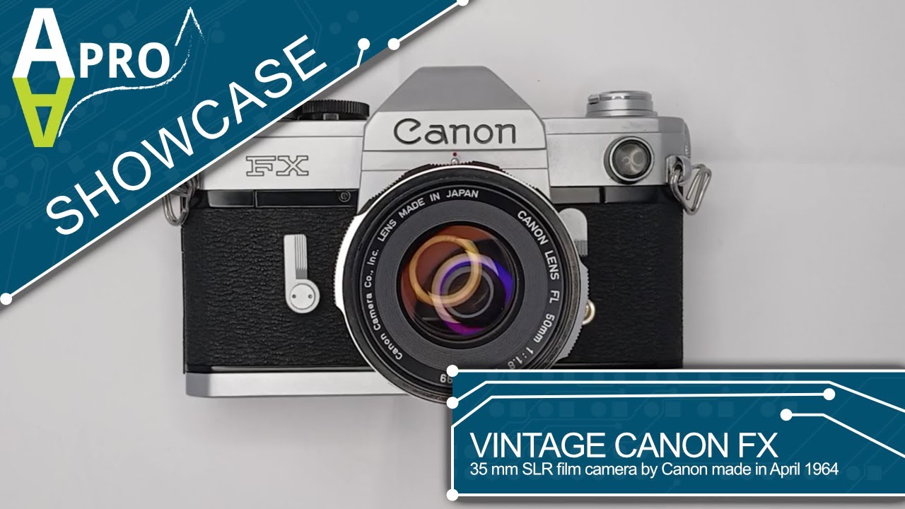 Rediscovering the Canon FX: A Vintage 1964 35mm Film SLR Camera Showcase