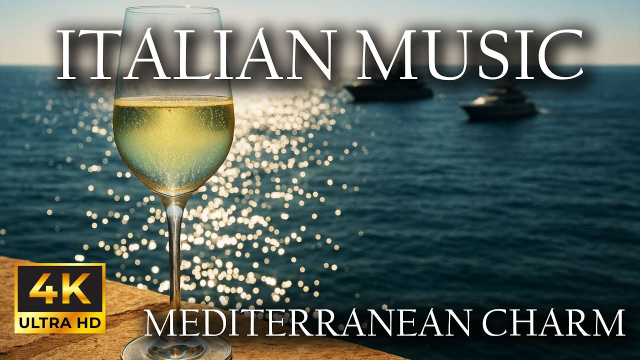 🎵 Amore di Mare 🎵 1 Hour Romantic Italian Sounds 4K