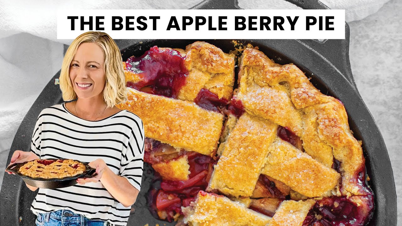 The Ultimate Apple Berry Pie Recipe | Organic Dessert with Buttery Flaky Crust