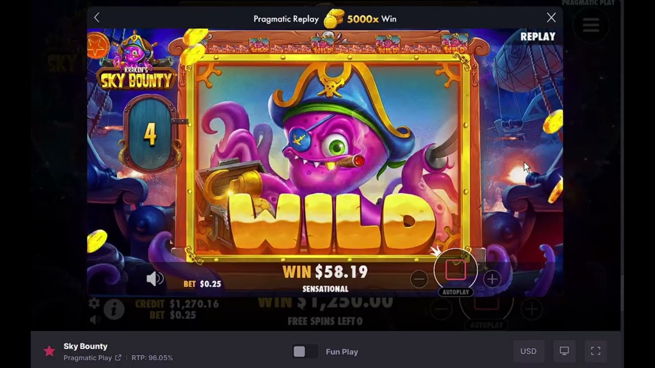 Kraken's Sky Bounty - Insane max win!!!