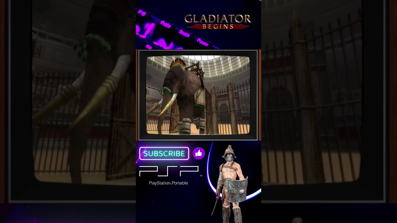 Организаторы, немножечко, недогваривают🤔🤔🤔  🎮 Gladiator Begins PSP