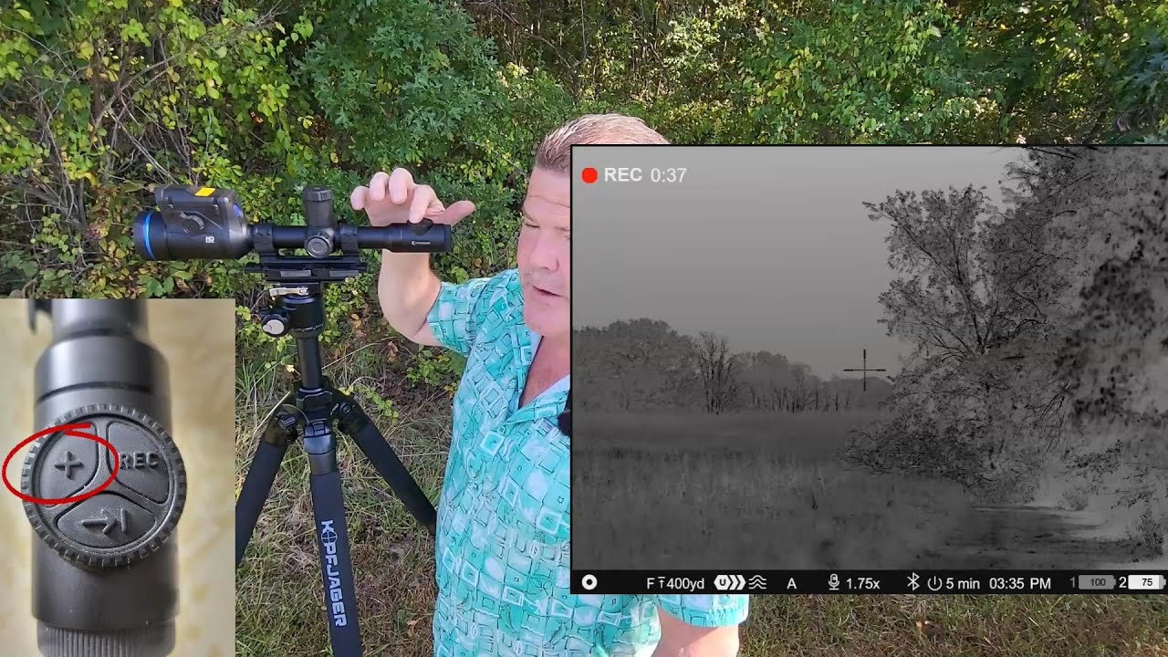 Pulsar Thermion LRF PRO main screen and quick menu Fox Optic video owners manual Part 1