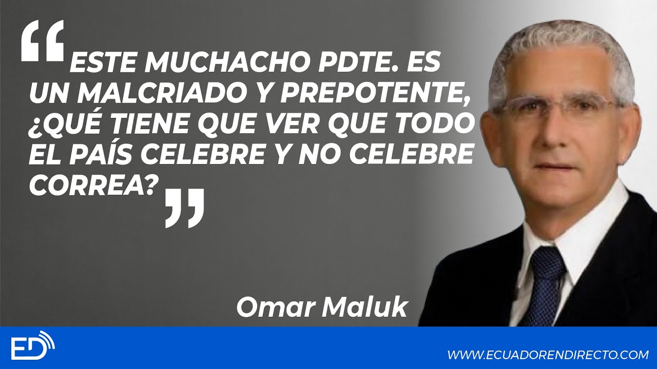Este MUCHACHO Pdte. es unMALCRIADOy PREPOTENTE,¿Qué tiene q ver q el paísCELEBRE y no celebreCORREA?