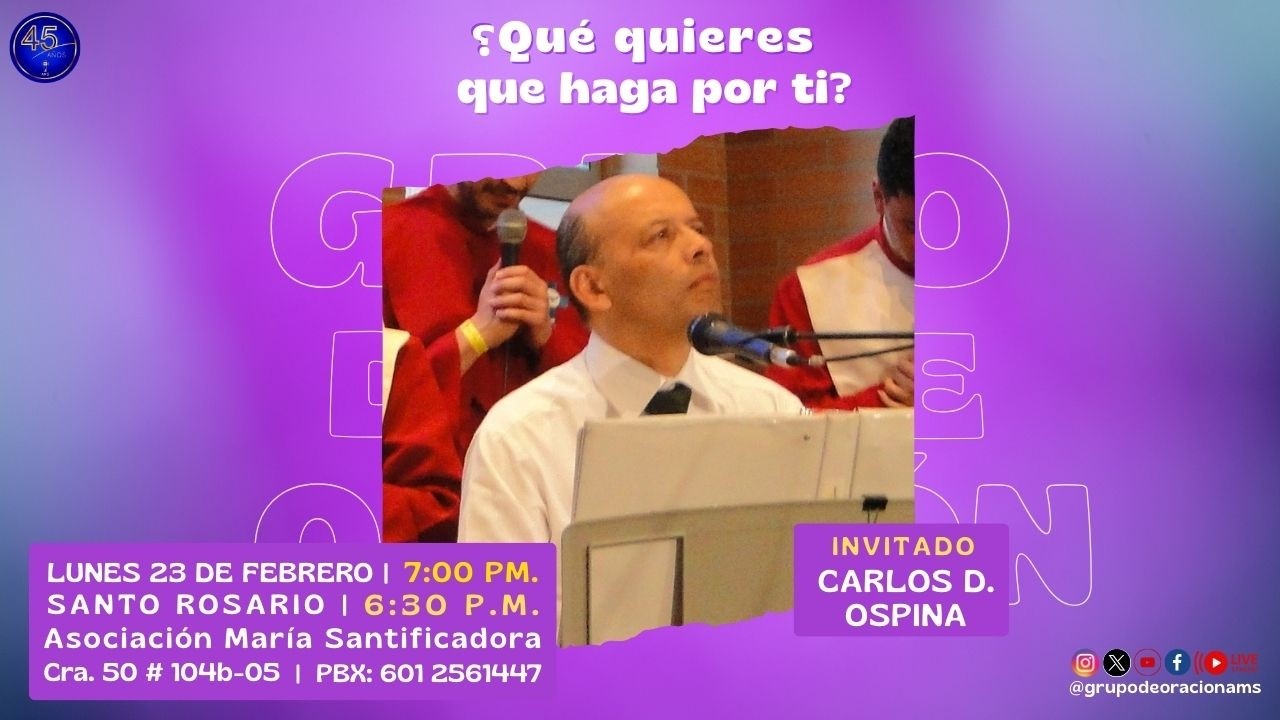 Grupo de oración - LUNES