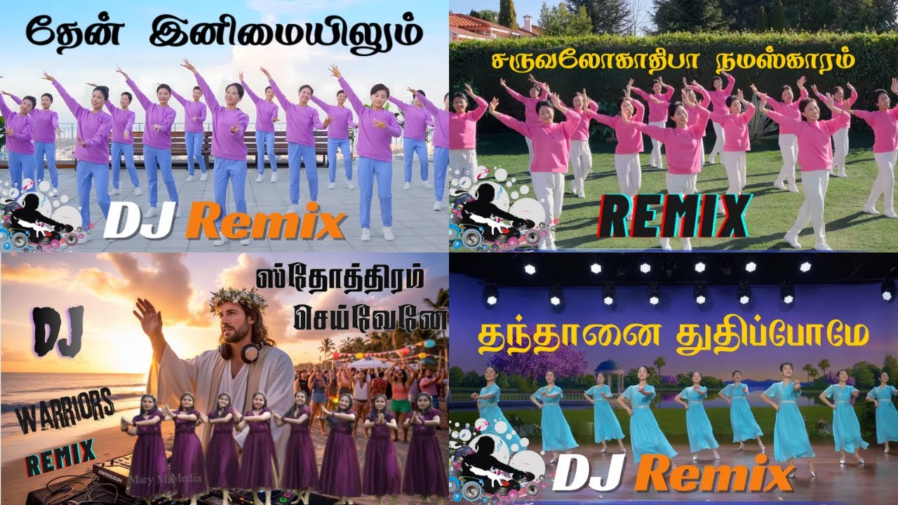 🕺ஆண்டவர் புகழை அதிரடி நடனத்தில் கண்டுகளியுங்கள் | தேன் இனிமையிலும் | AI-Remix-DJ
