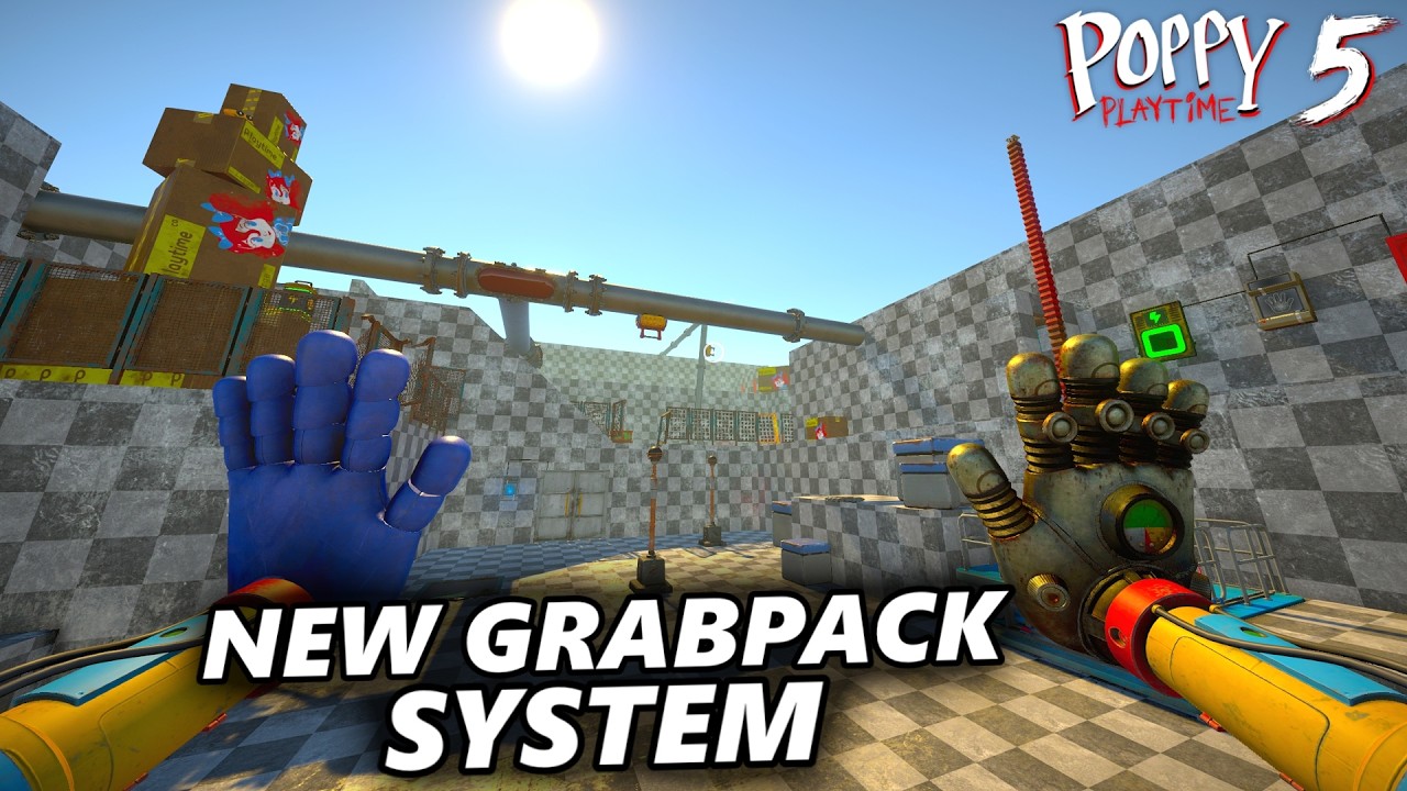 Poppy Playtime Chapter 5 - New Grabpack System Build Fangame (Gameplay)