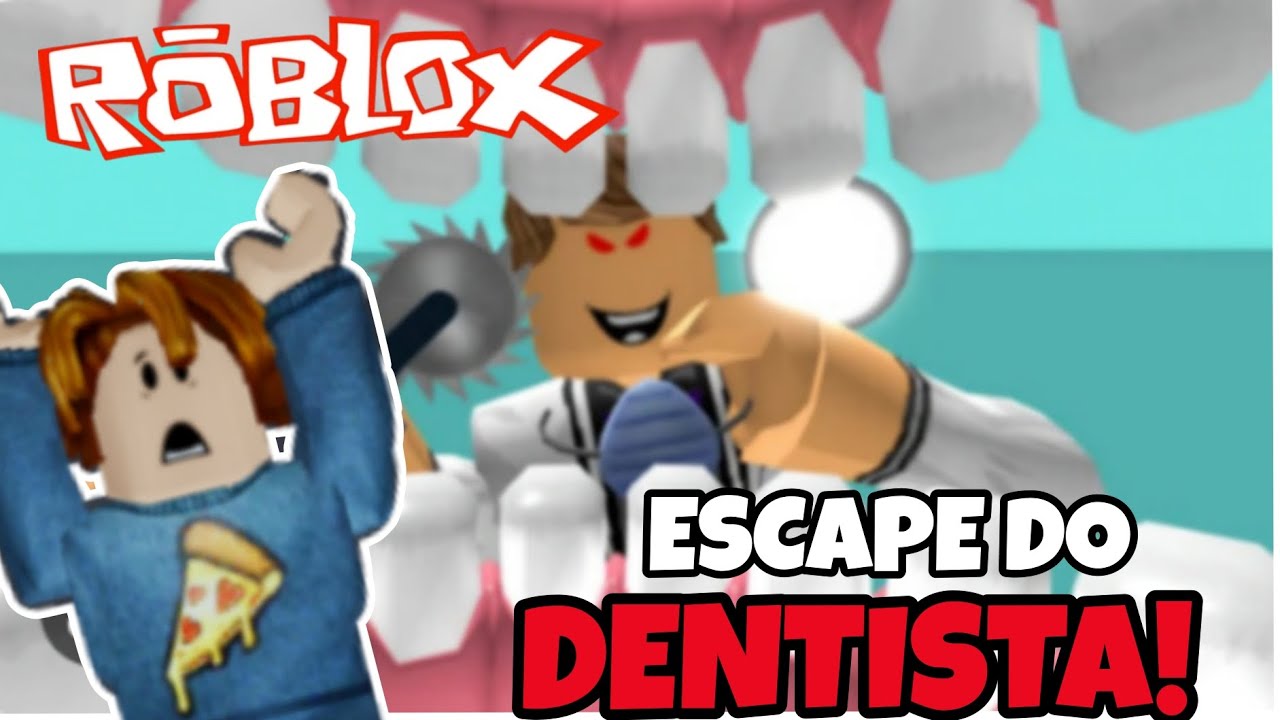 FUJA DO DENTISTA MALUCO NO MUNDO DO ROBLOX! 🧑‍⚕️