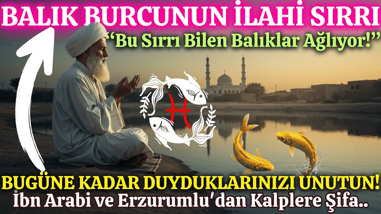 BALIK BURCU DİKKAT! Erzurumlu İbrahim Hakkı’nın Bu Uyarısı Kaderini Değiştirebilir