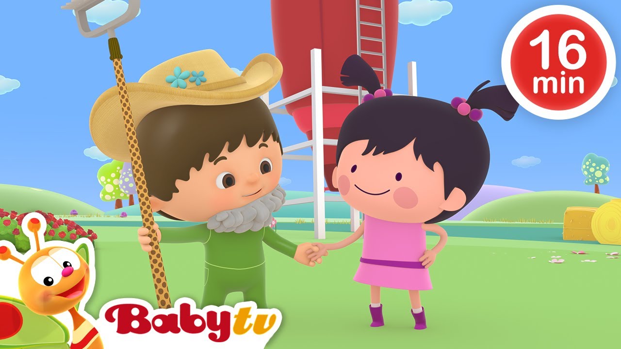 Krelis Had een Stal met Vee 🐗🐷 + meer kinderliedjes en kinderrijmpjes 🐰🐭 | @BabyTVNL