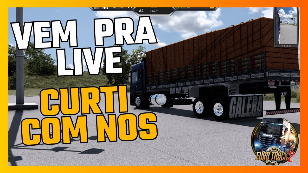 EURO TRUCK SIMULATOR 2 mapa EAA SIMULANDO O HORARIO #eurotrucksimulator2 #comboio #ets2