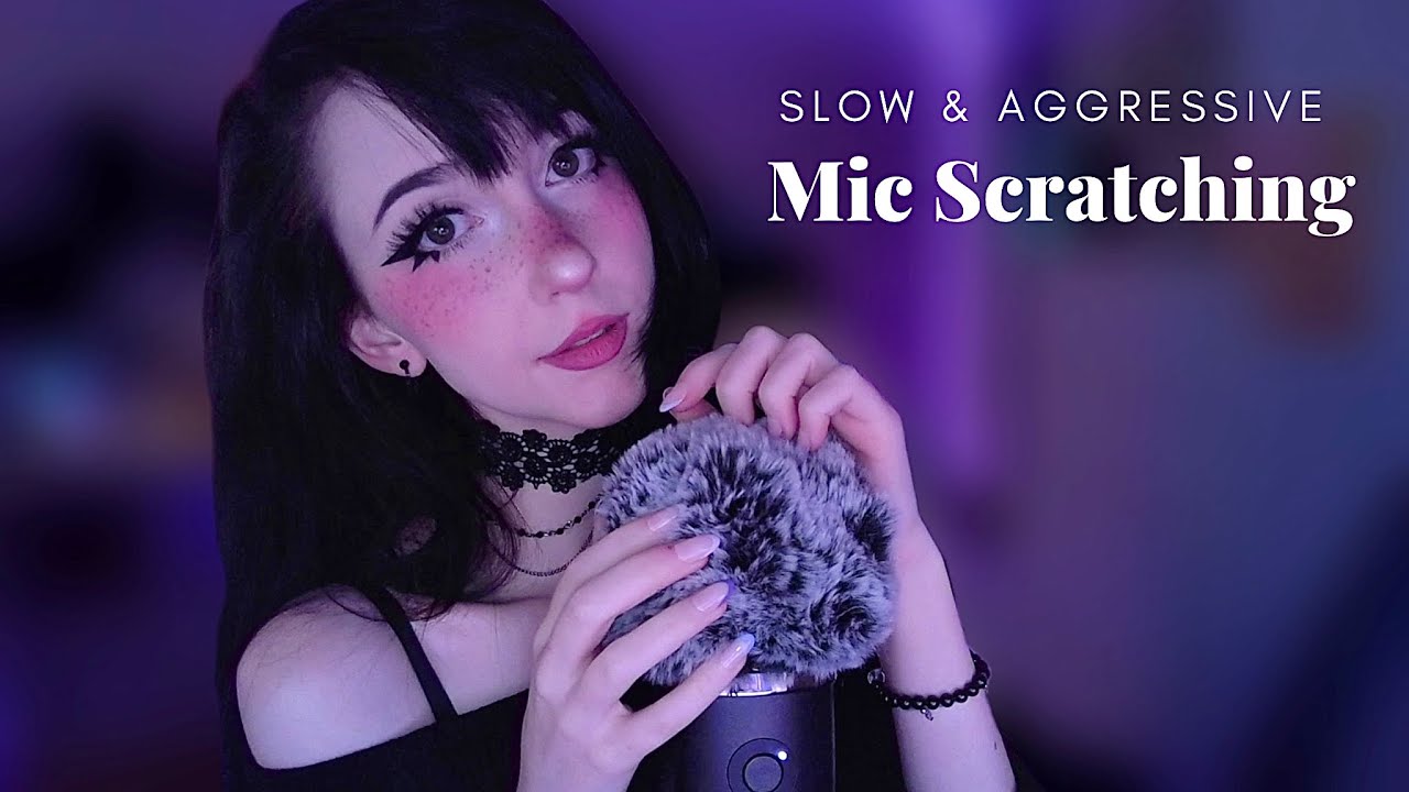 ASMR ☾ 𝐒𝐭𝐢𝐦𝐮𝐥𝐚𝐭𝐢𝐧𝐠 𝐘𝐨𝐮𝐫 𝐇𝐞𝐚𝐝 [fluffy mic scratching, slow & aggressive, long nails] Part 1/2 💜