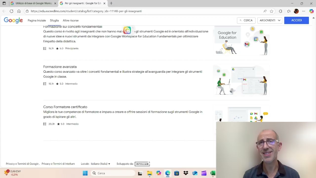 Video sui Corsi Google WorkSpace #google #computer #chromebook #workspace #pierpaolomaccarrone #pc 