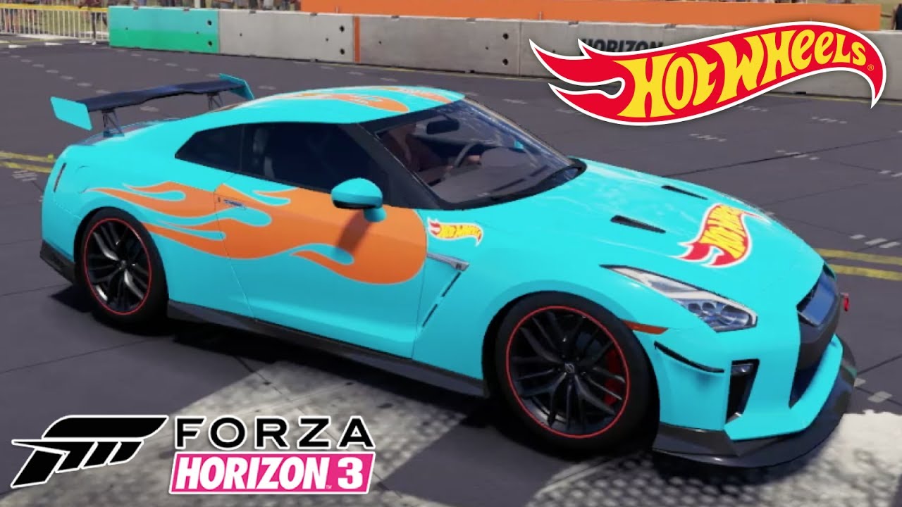 Hot Wheels Carro Nissan GT-R 2017 - Forza Horizon 3 Gameplay PC