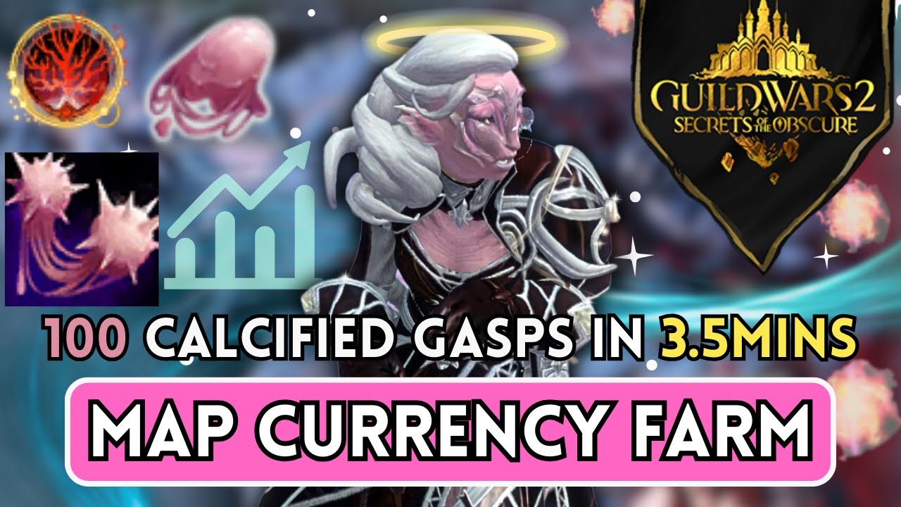 EZ 100 CALCIFIED GASP Farm in Inner Nayos | ~3.5 Mins | Through the Veil | SotO | Guild Wars 2